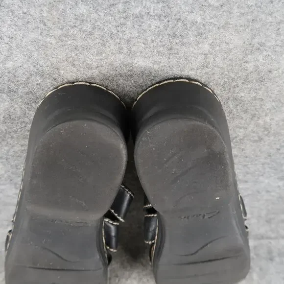 Clarks Shoes Womens 7.5 Sandals Fashion Slip On Bendables Leather Wedge Comfort - Picture 11 of 12